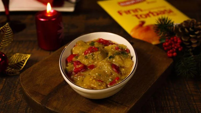 Közlenmiş Patlıcan Salatası