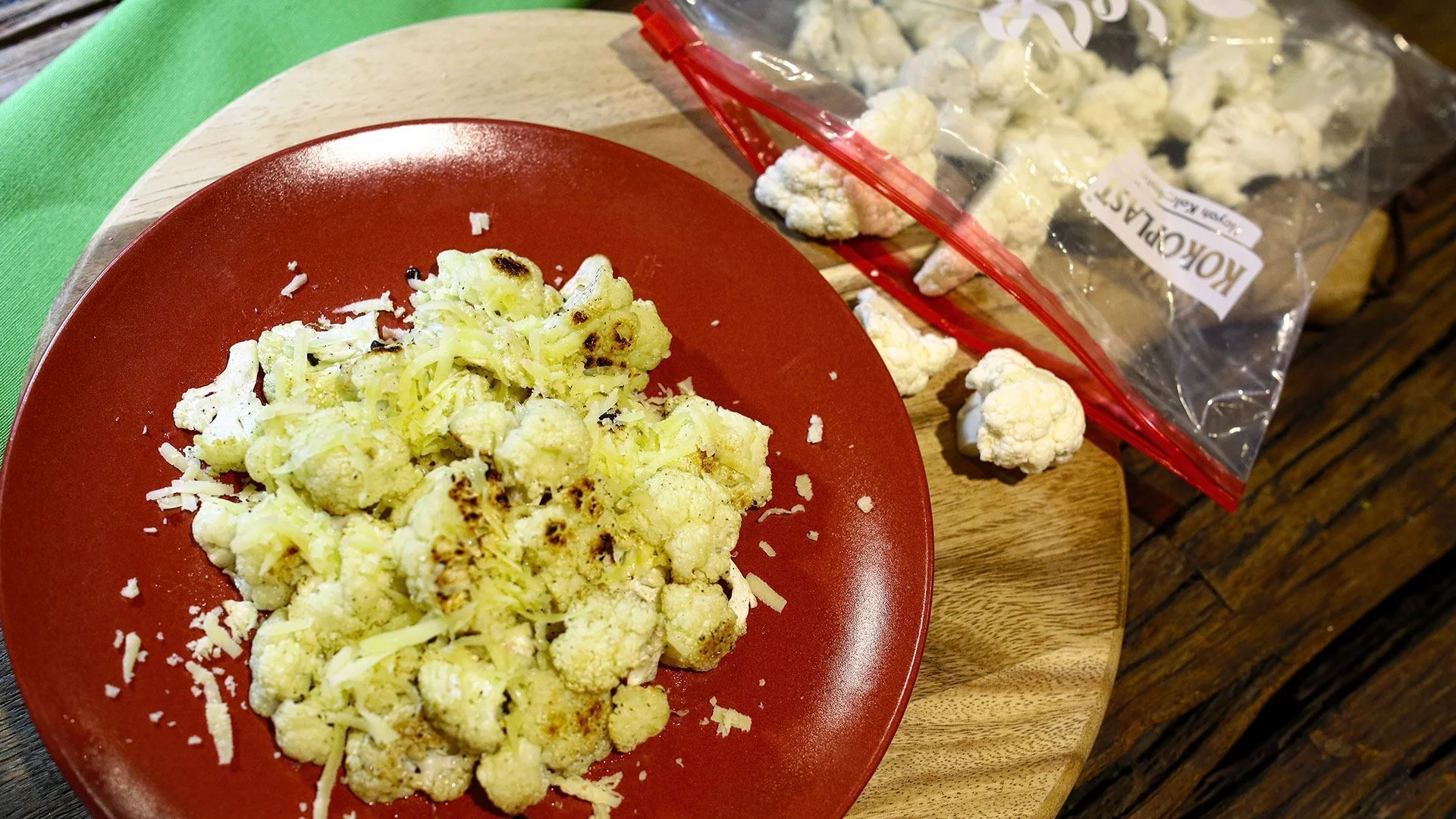 Fırında Parmesan Peynirli Karnabahar