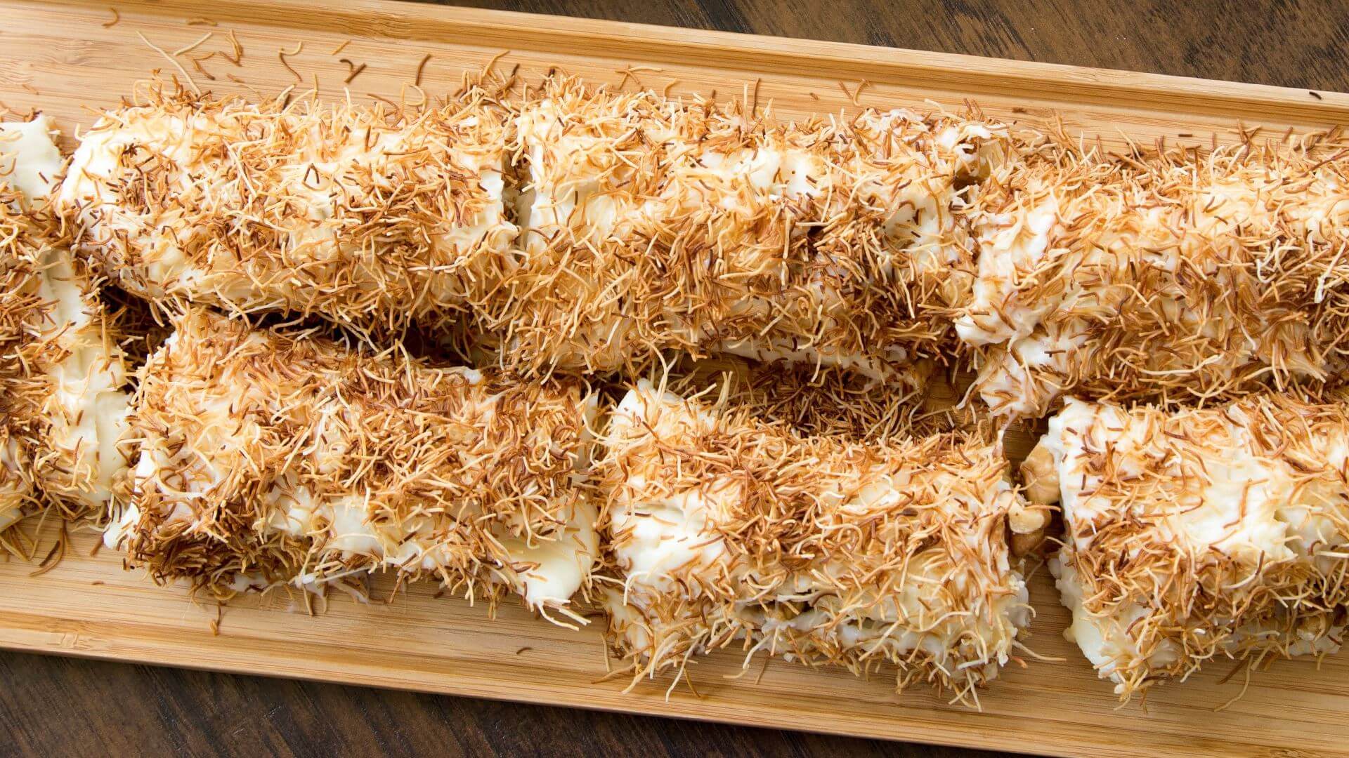 Kadayıflı Cevizli Sarma Pudding