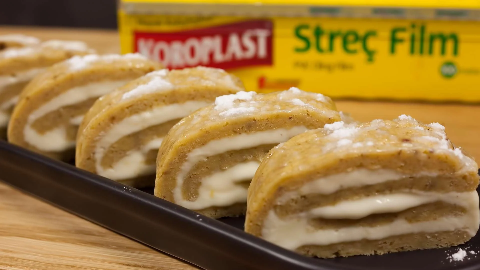 Yeşil Elmalı Rulo Pasta