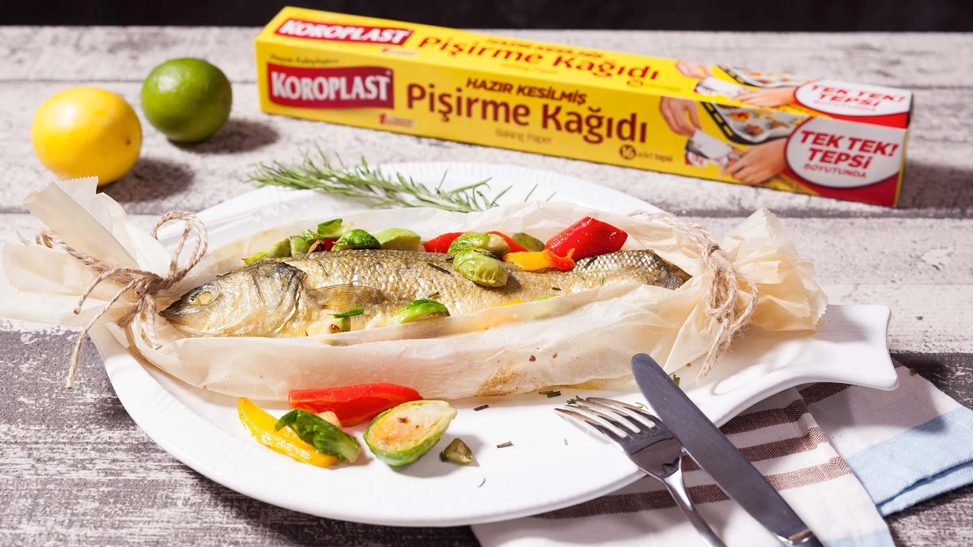 Gondolda Sebzeli Levrek