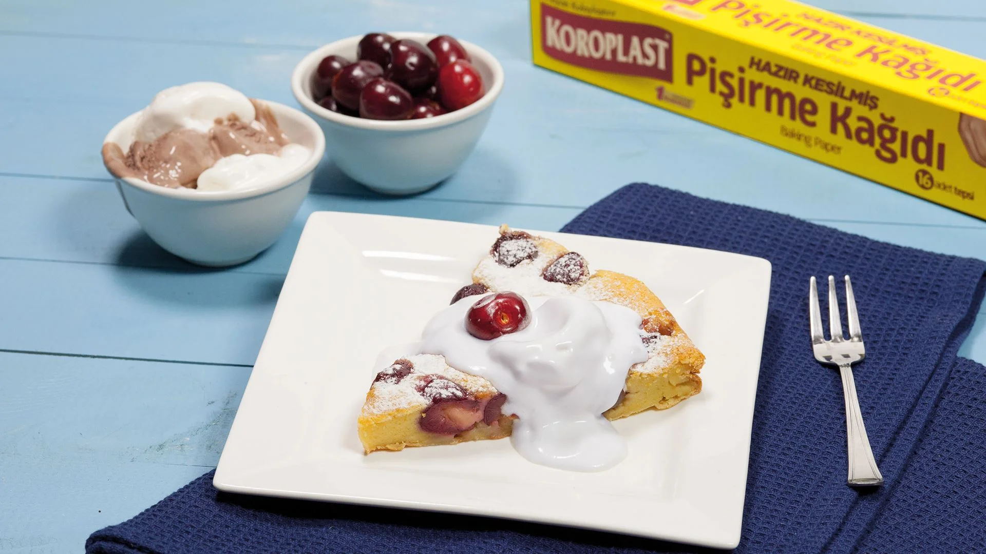 Pratik Kirazlı Kek
